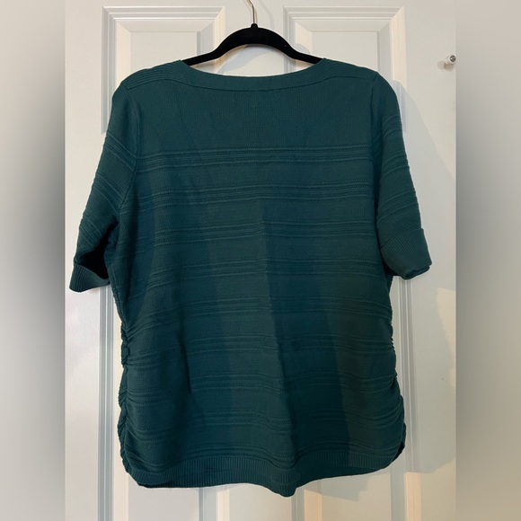 Pre-loved Apt 9 boatneck side ruched sweater. Size XXL. - Picture 2 of 6